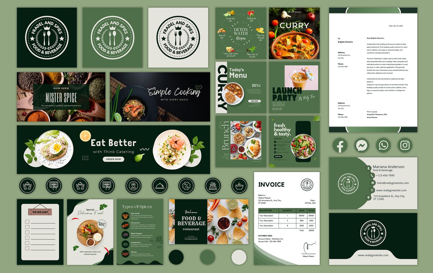 Fradel and Spies brand identity designed by The Quantum Solutions